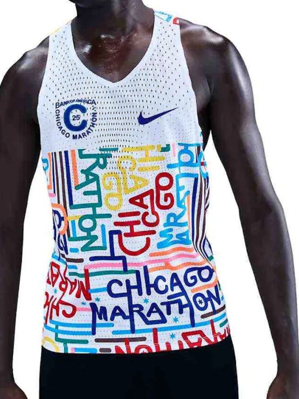 Nike Bank of America Chicago Marathon 2025 Men's AeroSwift Singlet SZ L HQ4277